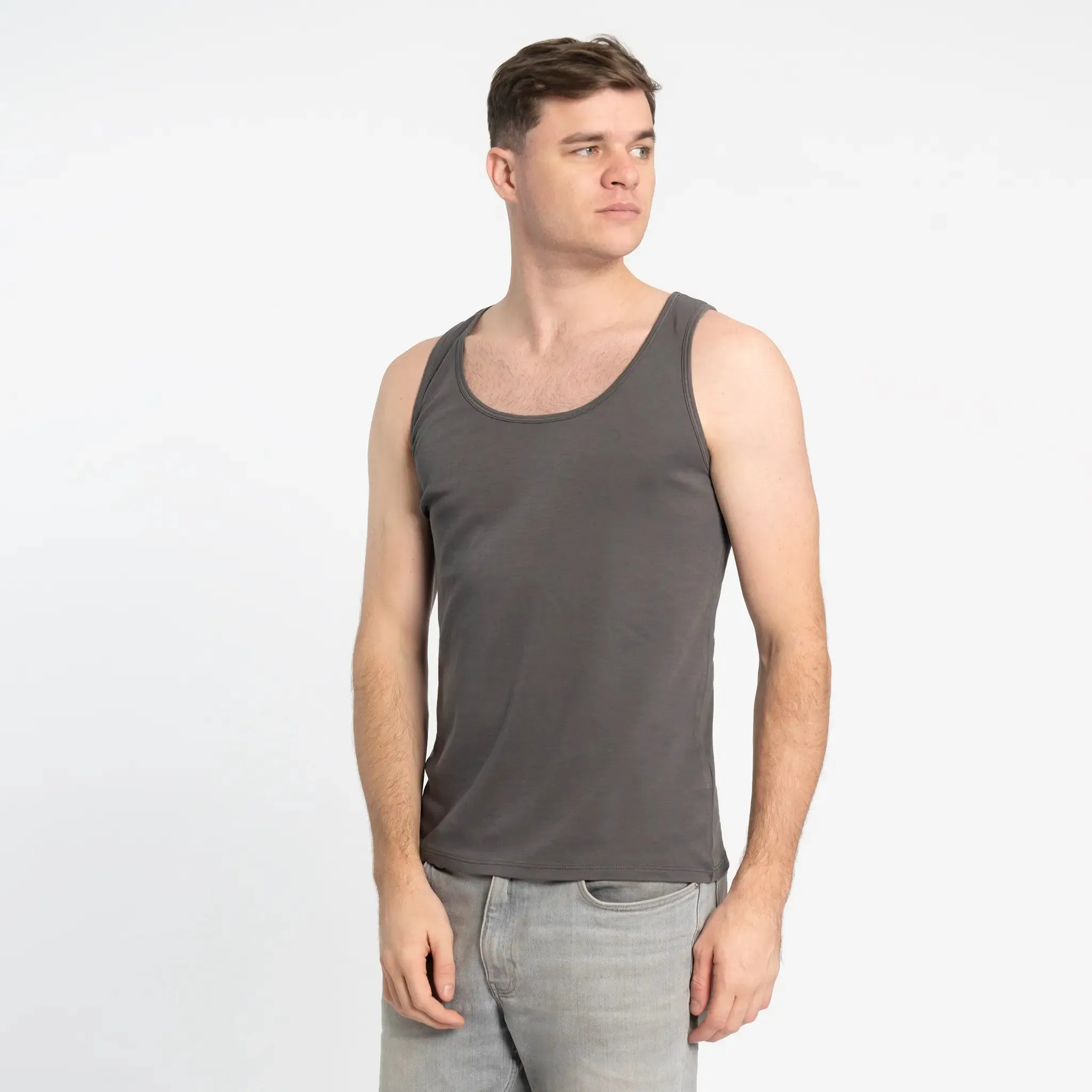 3 Pack - Men's Organic Pima Cotton Tank Tops