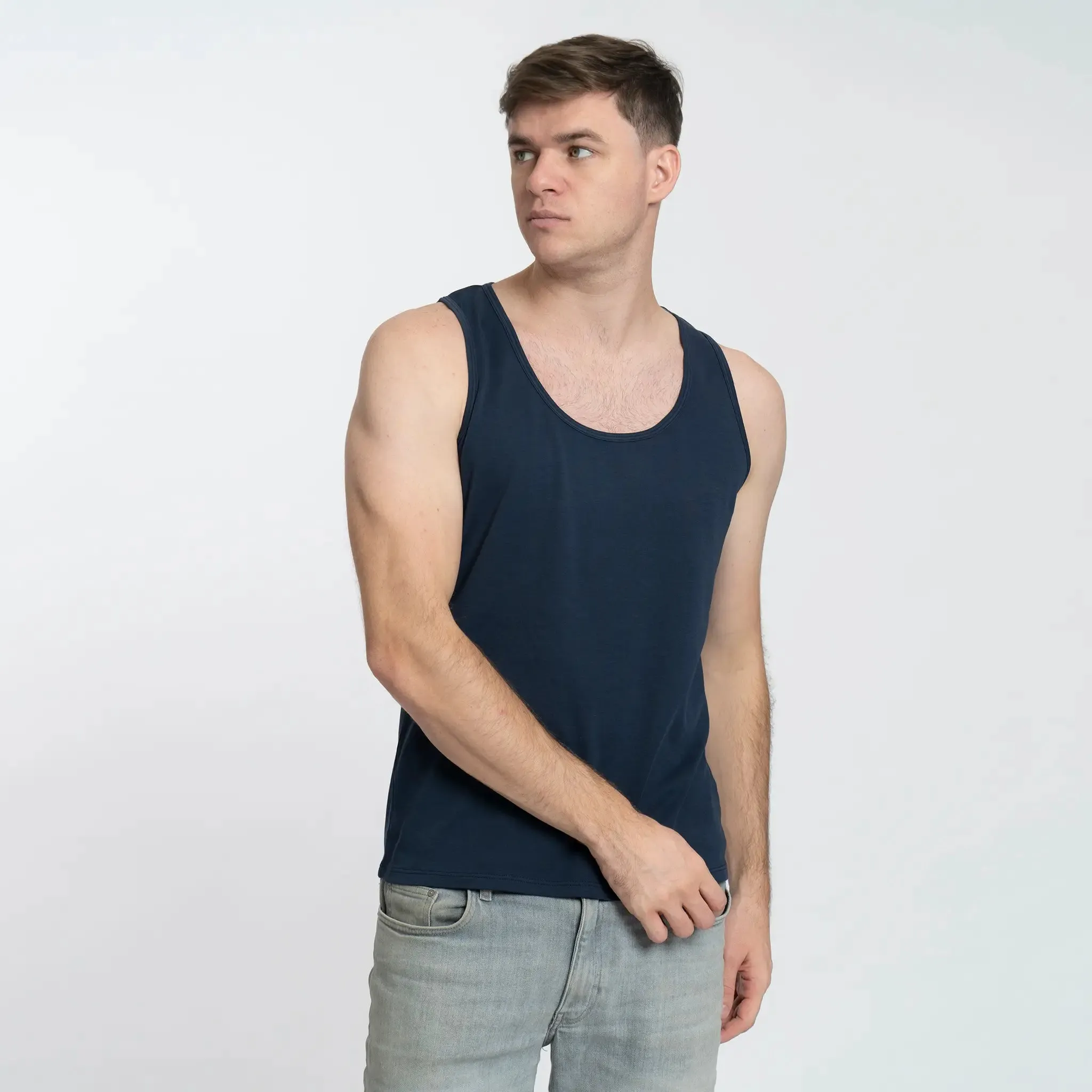 3 Pack - Men's Organic Pima Cotton Tank Tops