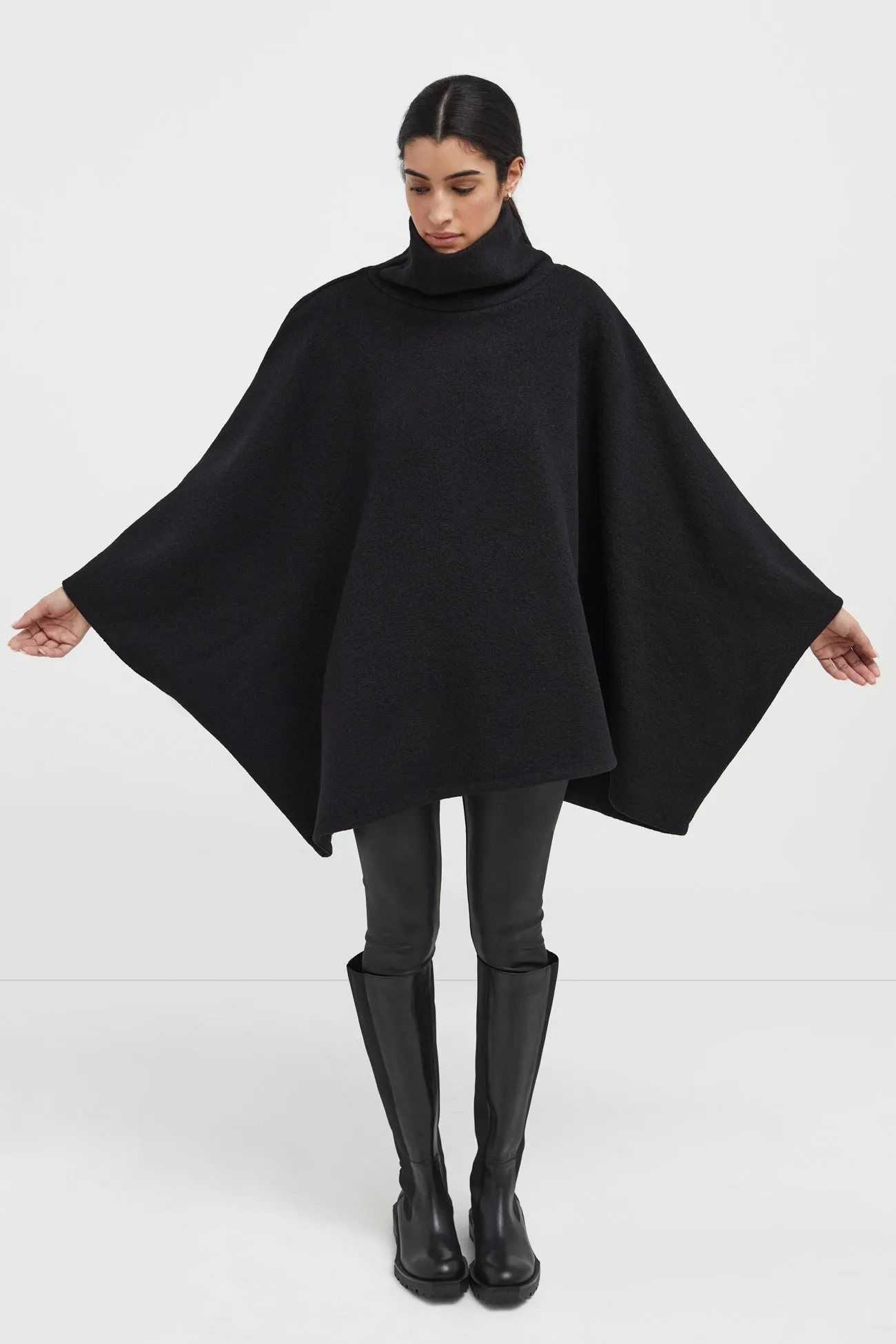 Avery Wool Cape