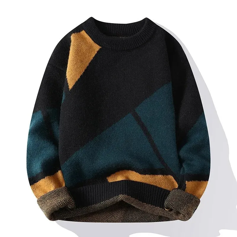 BKTREND Men's Knitted Cashmere Sweater