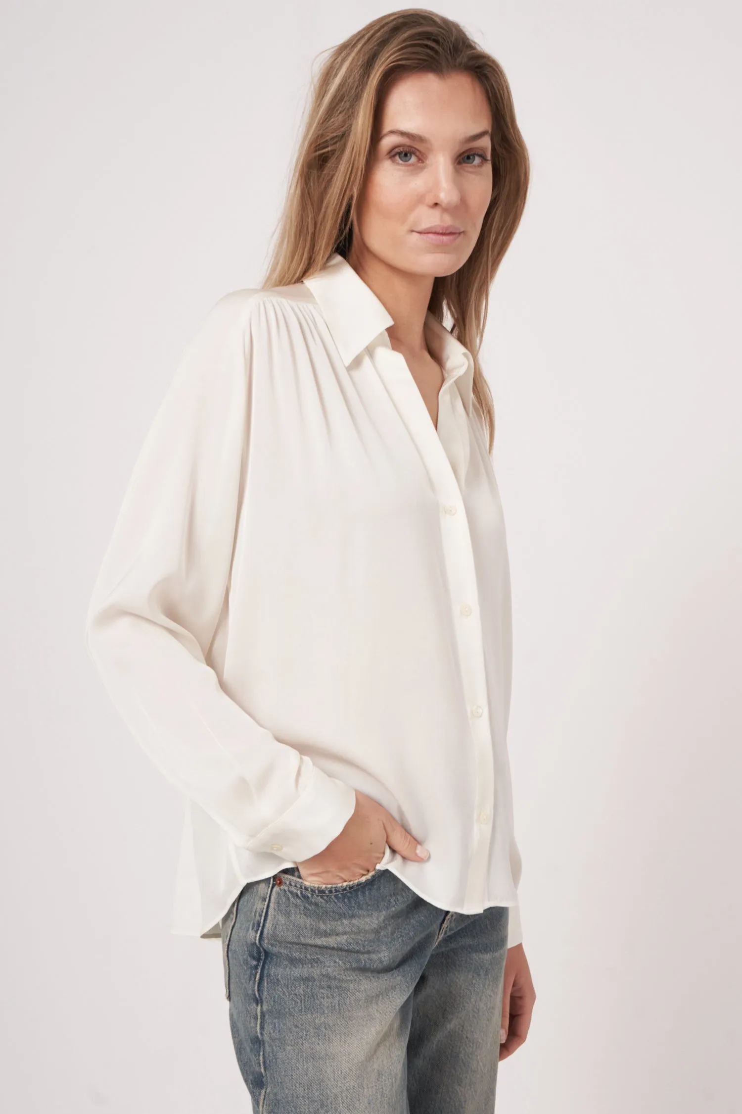 Blouse en soie