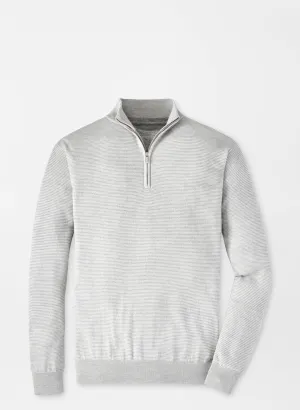 Canton Stripe Quarter-Zip Sweater