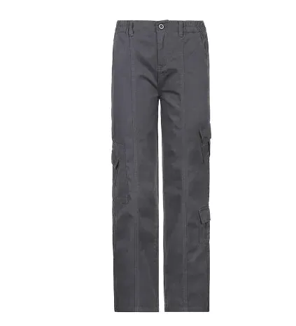 Cargo Solid Baggy Pants^