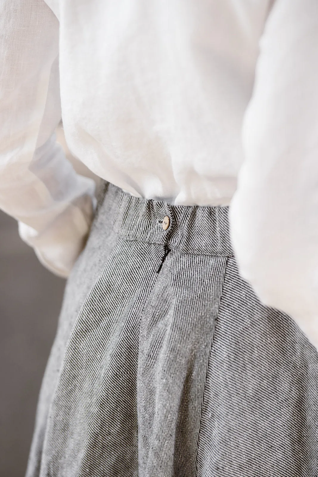 Classic Skirt, Twill Linen