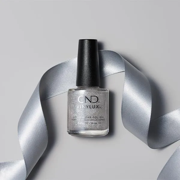 CND - Vinylux Topcoat & Steel Kisses 0.5 oz - #418