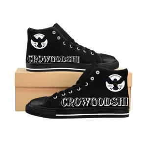 Crowgodshi High-Tops, BLACK