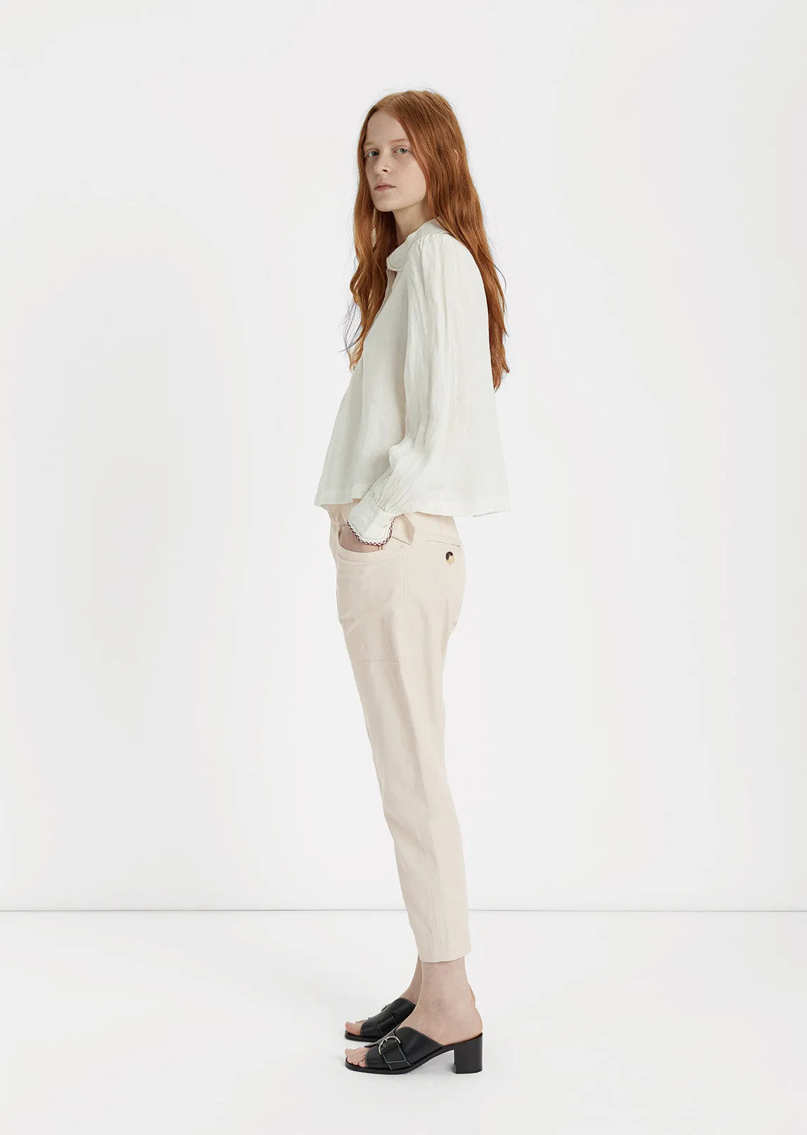 Daloa Chic Linen Blouse