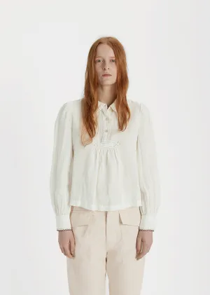 Daloa Chic Linen Blouse