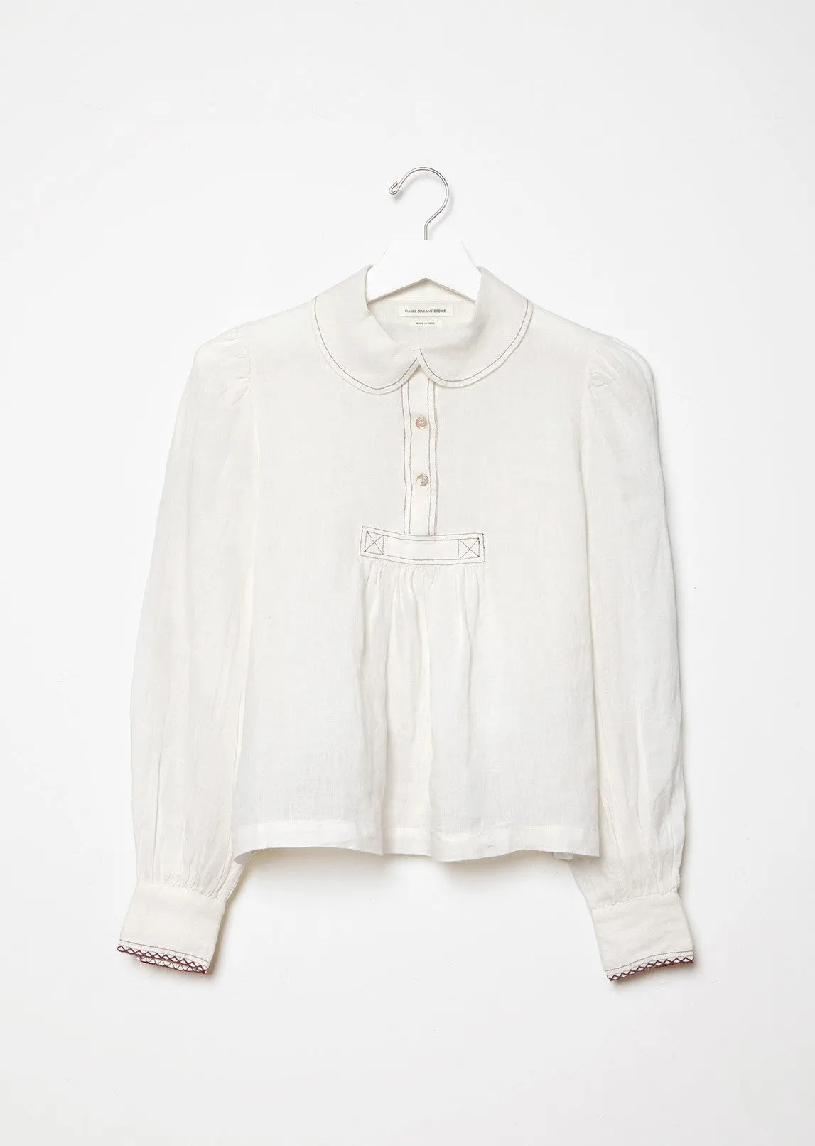 Daloa Chic Linen Blouse