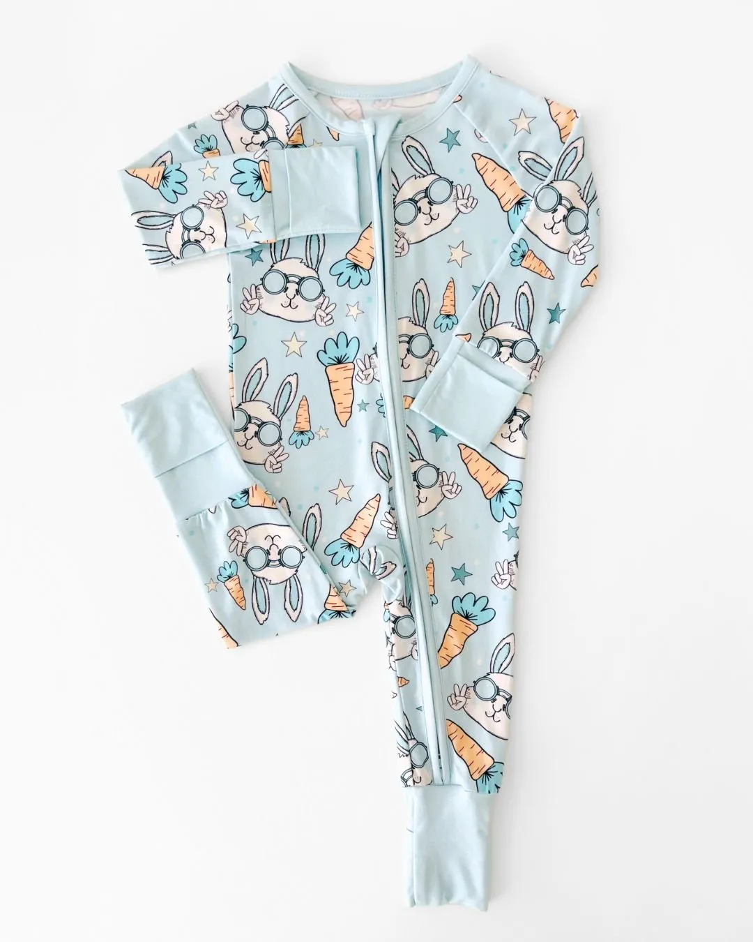 Easter Bamboo Zip Romper | Rad Rabbit