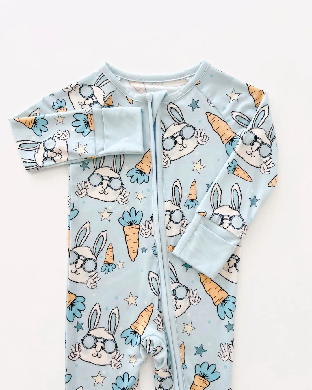 Easter Bamboo Zip Romper | Rad Rabbit