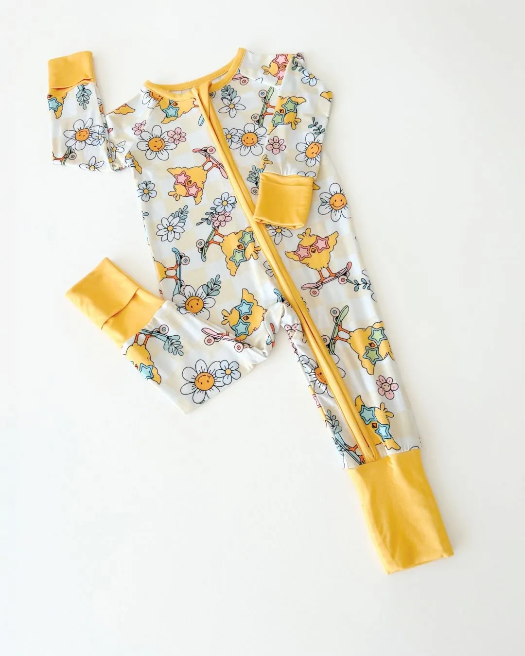 Easter Bamboo Zip Romper | Skater Chick