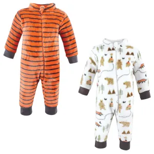 Hudson Baby Plush Jumpsuits, Camping