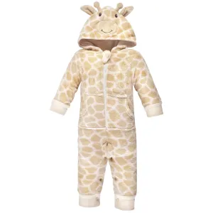 Hudson Baby Plush Jumpsuits, Giraffe