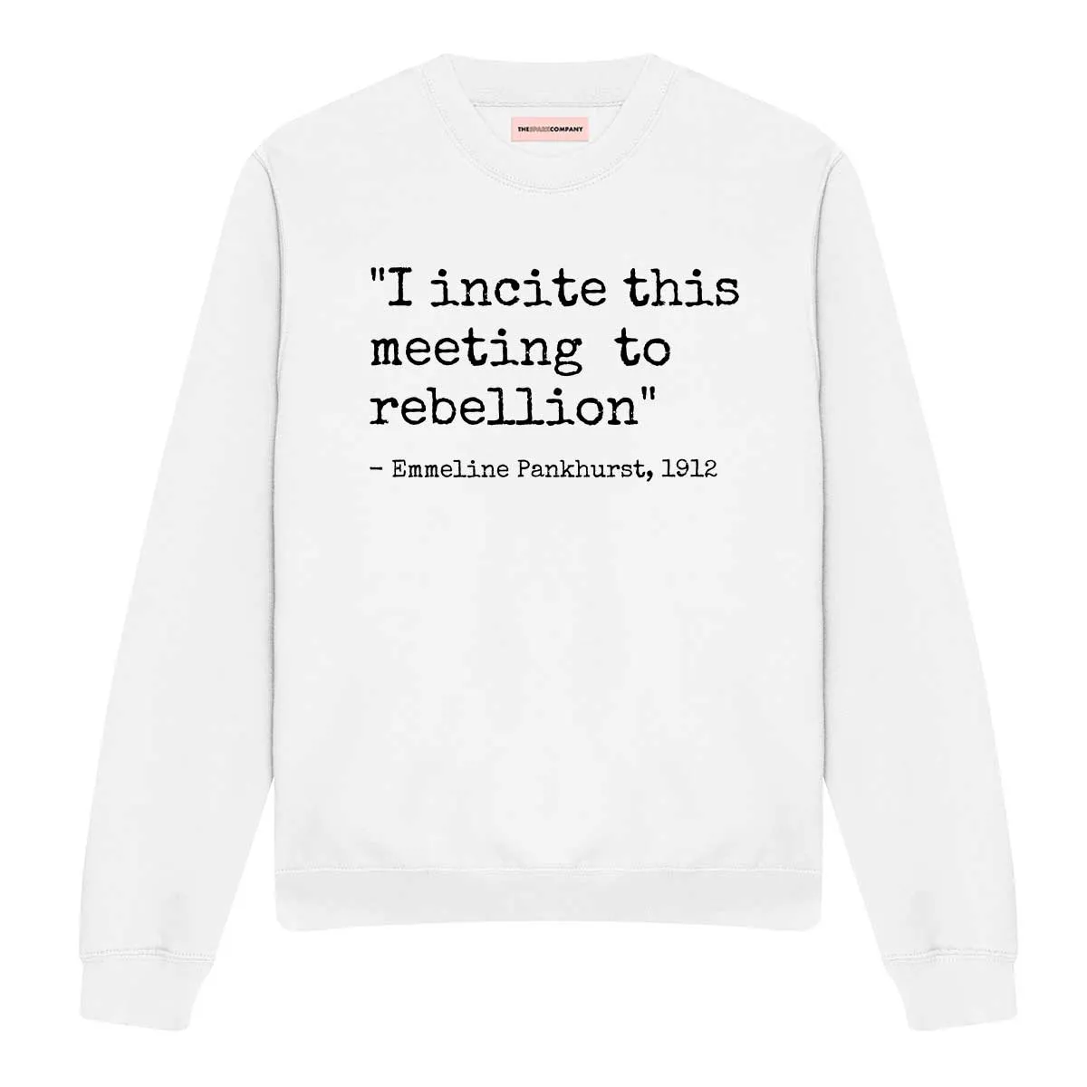 I Incite This Meeting To Rebellion Sweatshirt