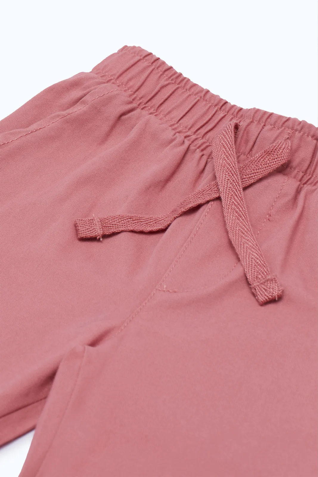 Infant Boys Pink Plain Chino Trouser