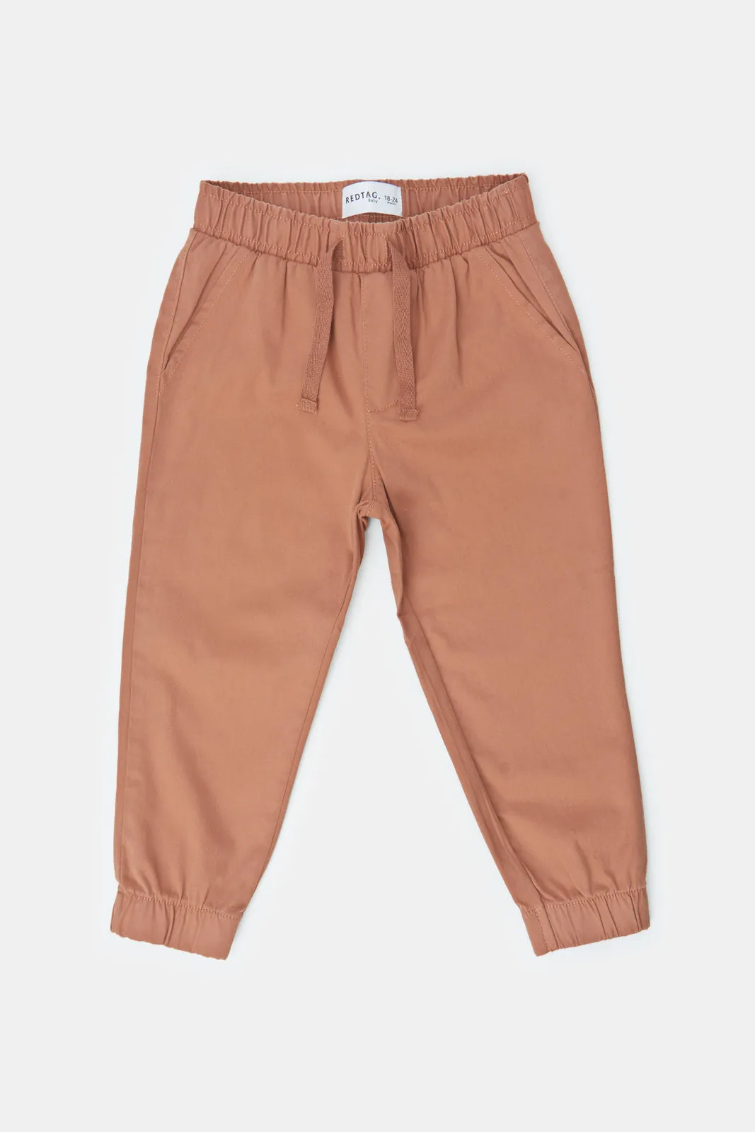 Infant Boys Tan Twill Chino