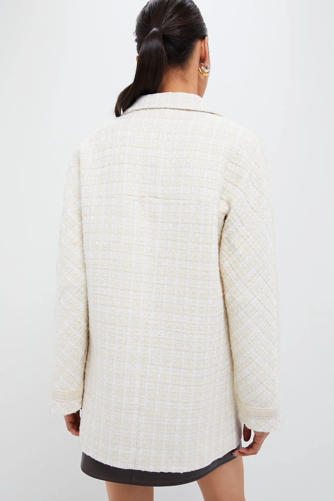 Ivory Tweed Renata Jacket