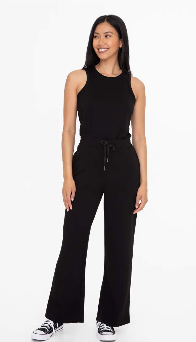 Keyhole Black Jumpsuit