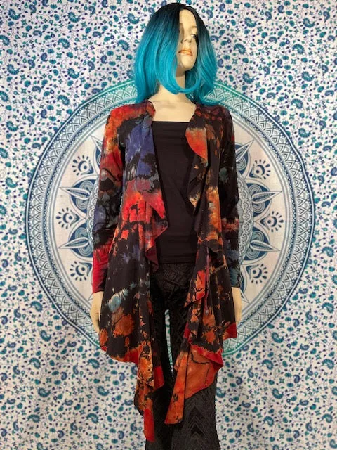 Large Michael Martelli REVERSE Waterfall Cardigan #1