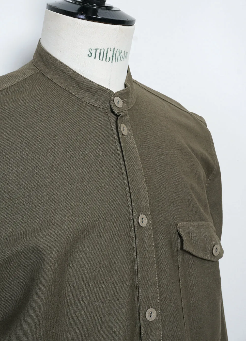 LEVI 28-12-6 | Long Loose Fit Pull On Shirt | Sage