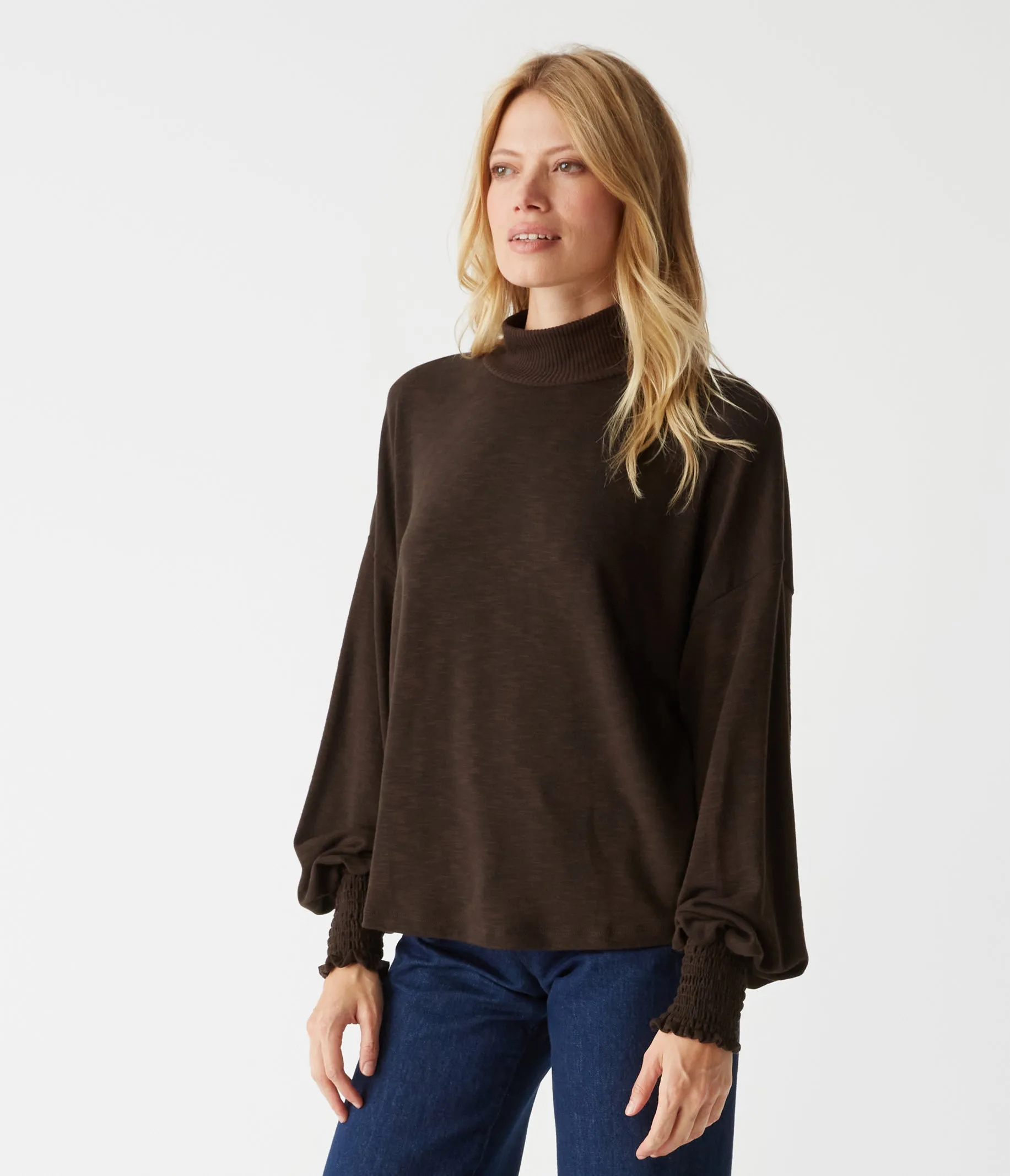 Lila Mock Neck Top