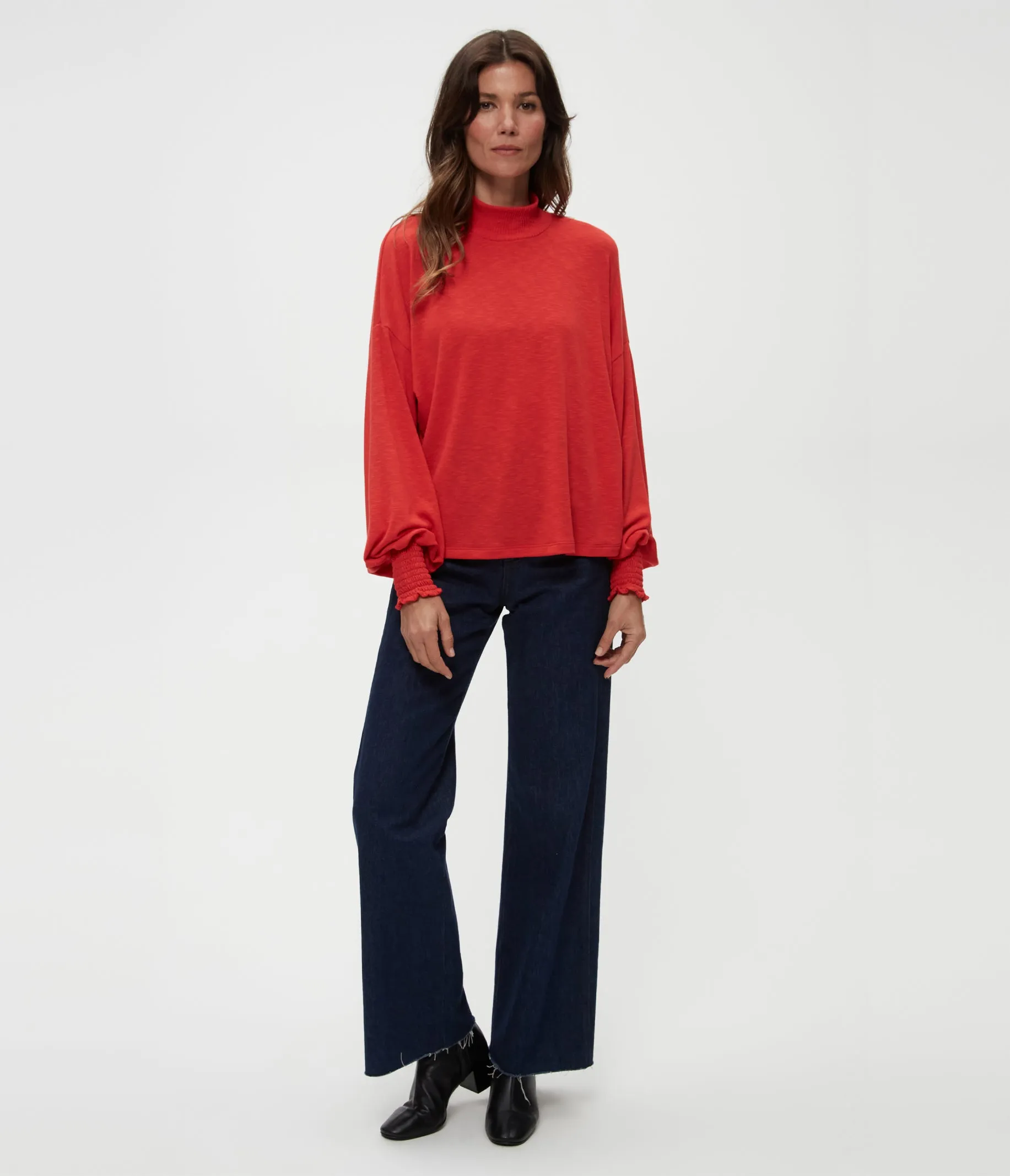 Lila Mock Neck Top