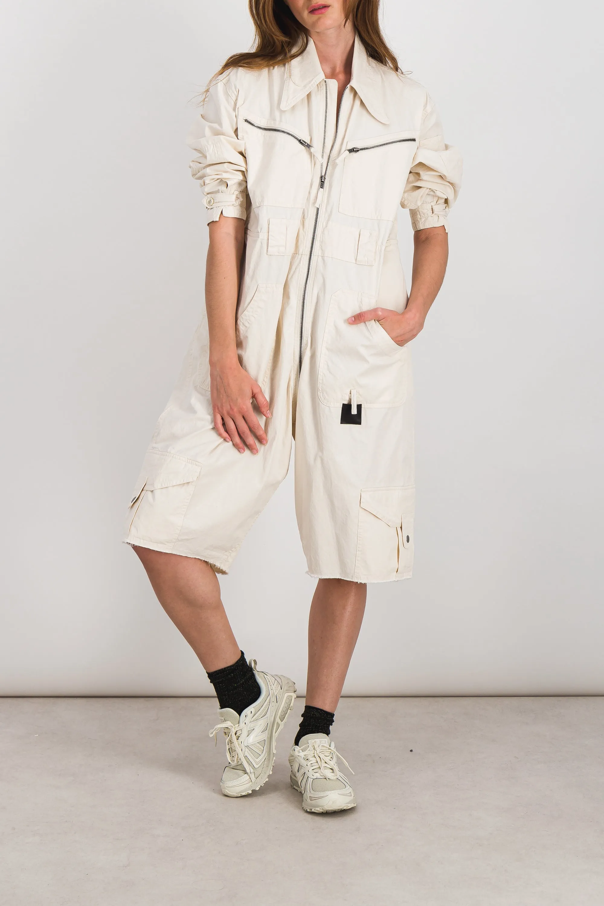 Longsleeved toile jumpsuit