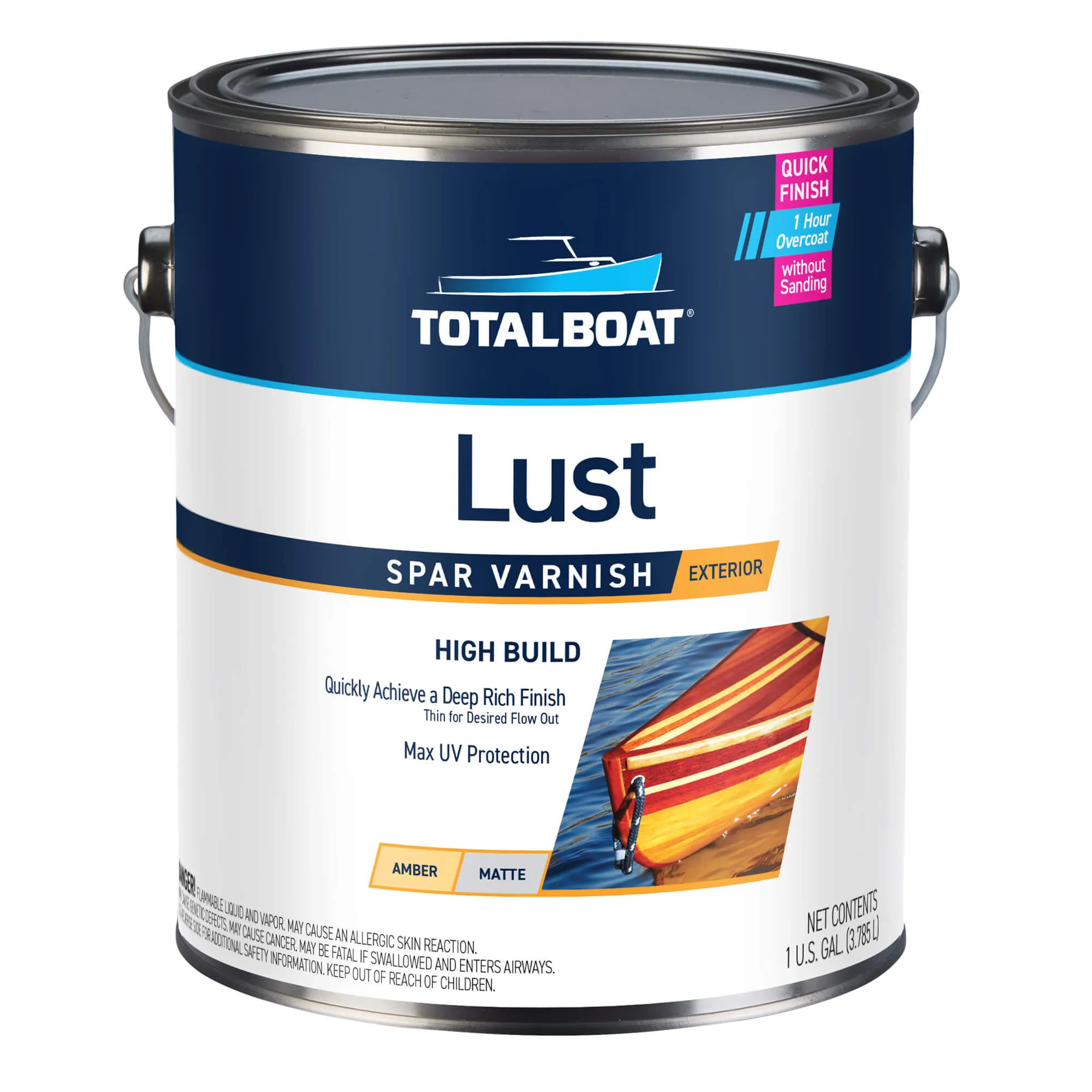 Lust Rapid Recoat Marine Spar Varnish