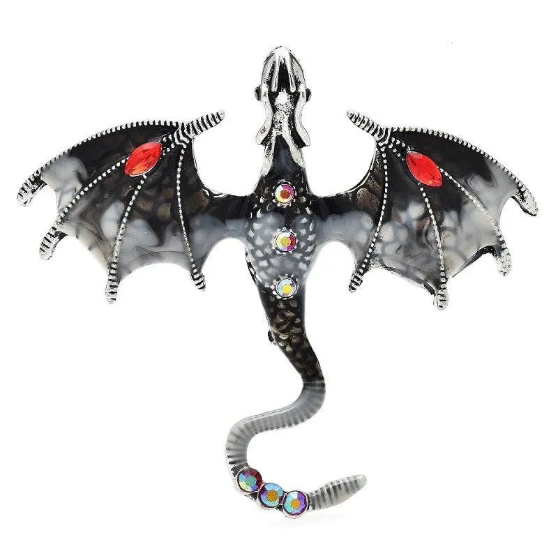 Mystical and Magical Dragon Brooch Pins