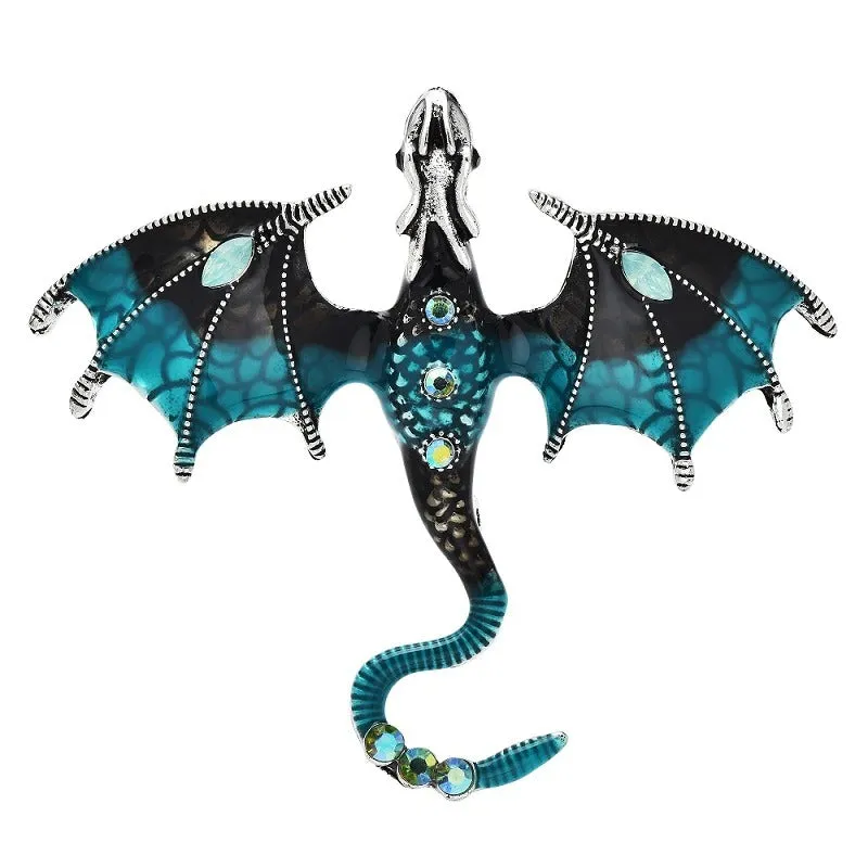 Mystical and Magical Dragon Brooch Pins