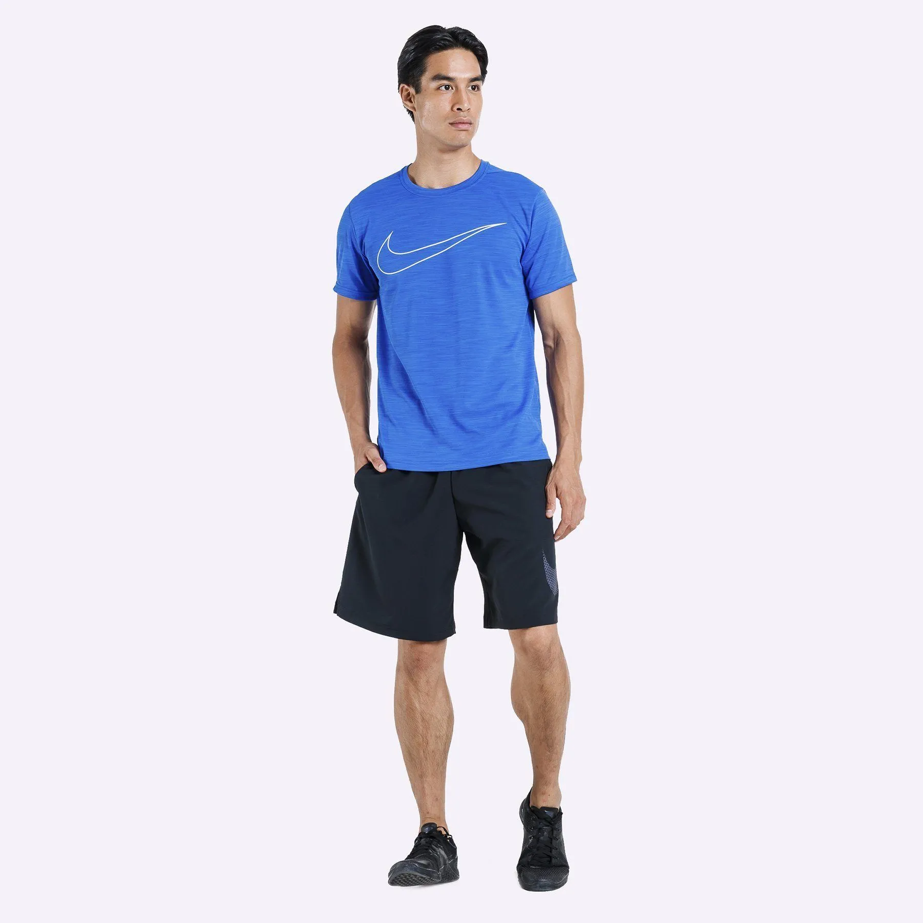 Nike - Superset Men's Short-Sleeve Training Top - Game Royal/White