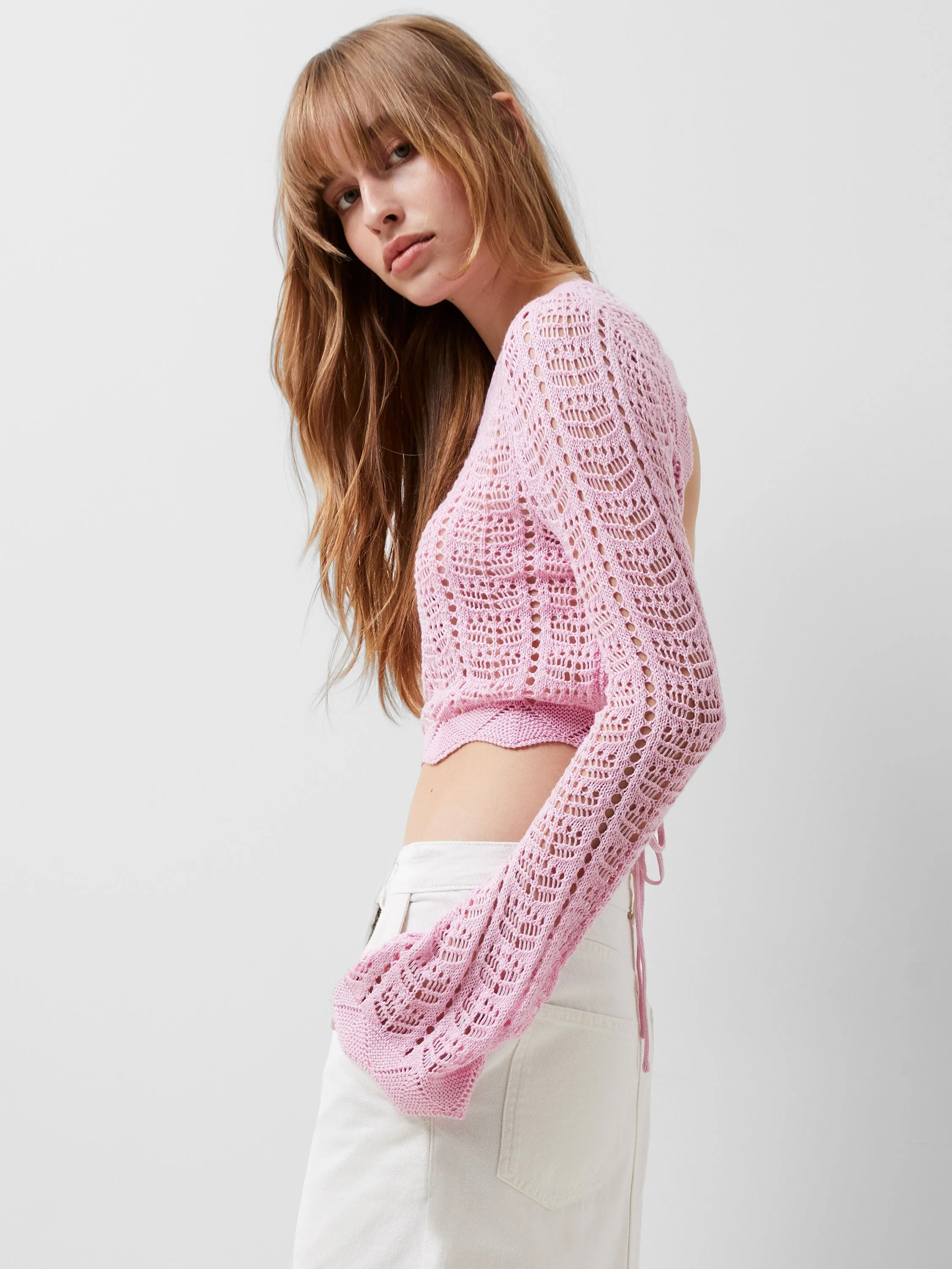 Nolan Open Back Crochet Jumper