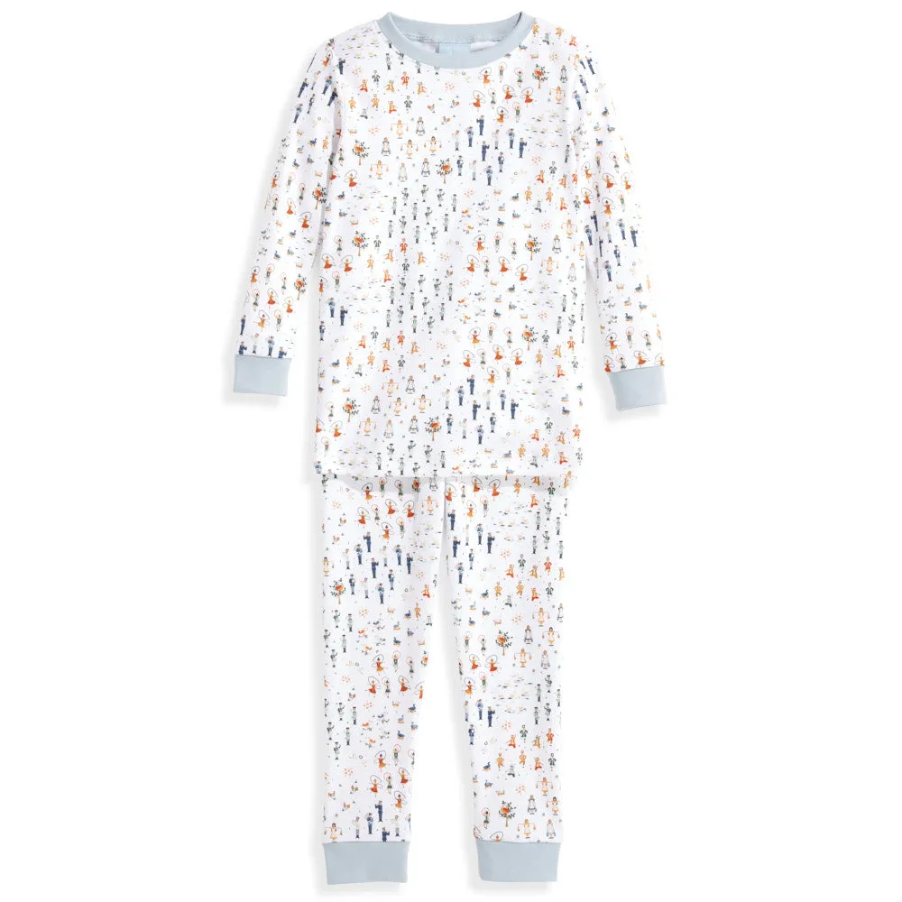 Printed Pima Jammies -- 12 Days of Christmas