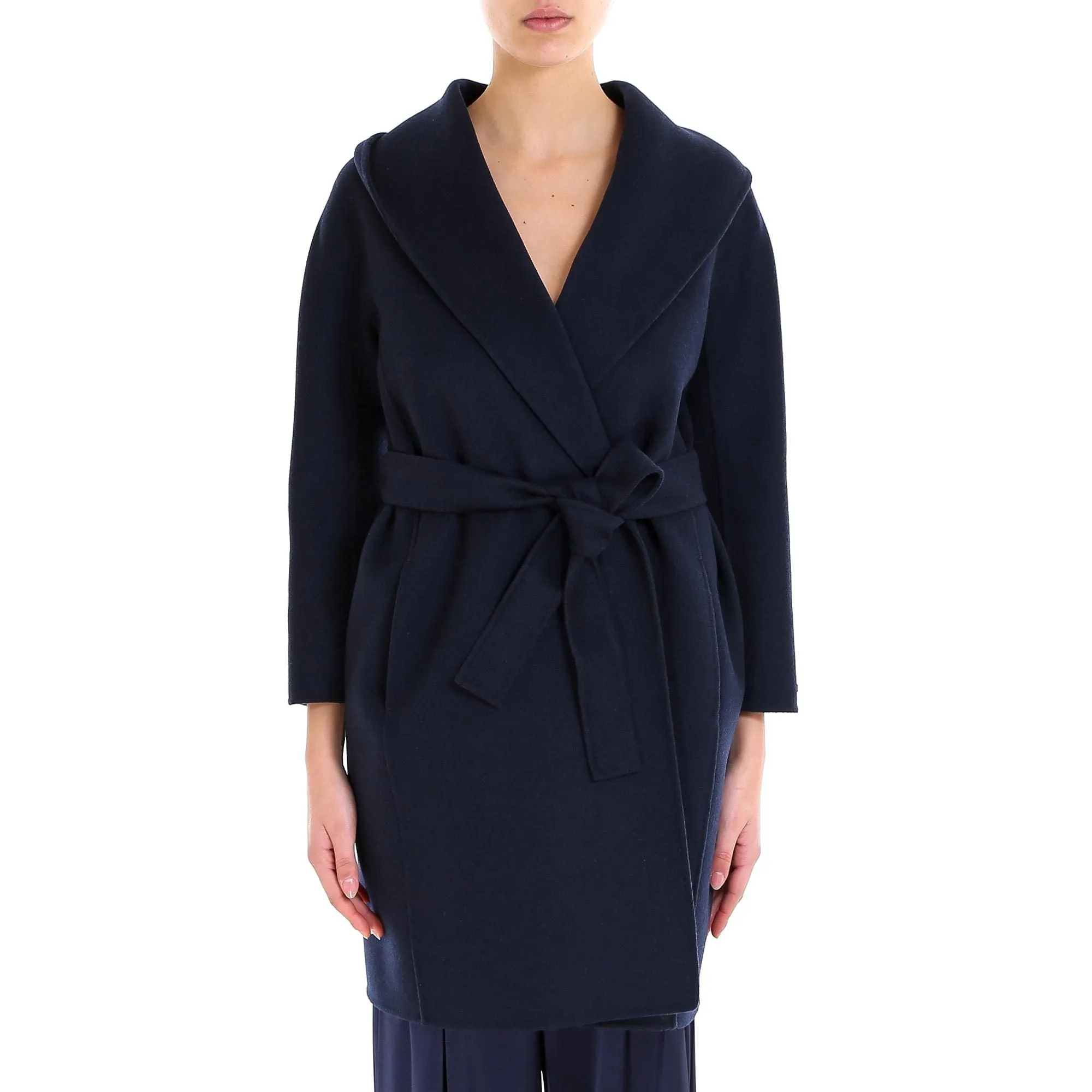 'S Max Mara Belted Wrap Coat