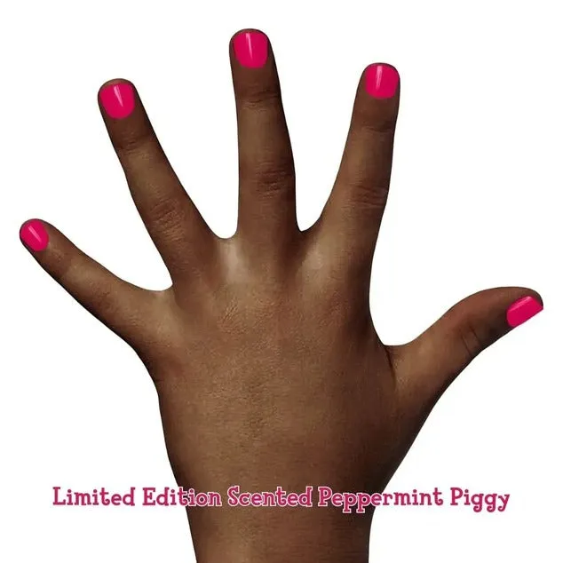 scented peppermint natural piggy paint nail polish