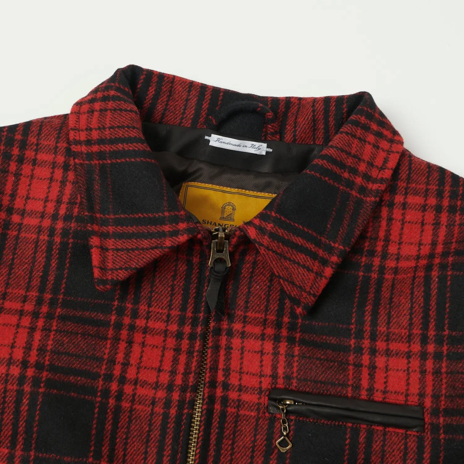 Shangri-La Heritage 'Varenne' Wool Jacket - Red Tartan