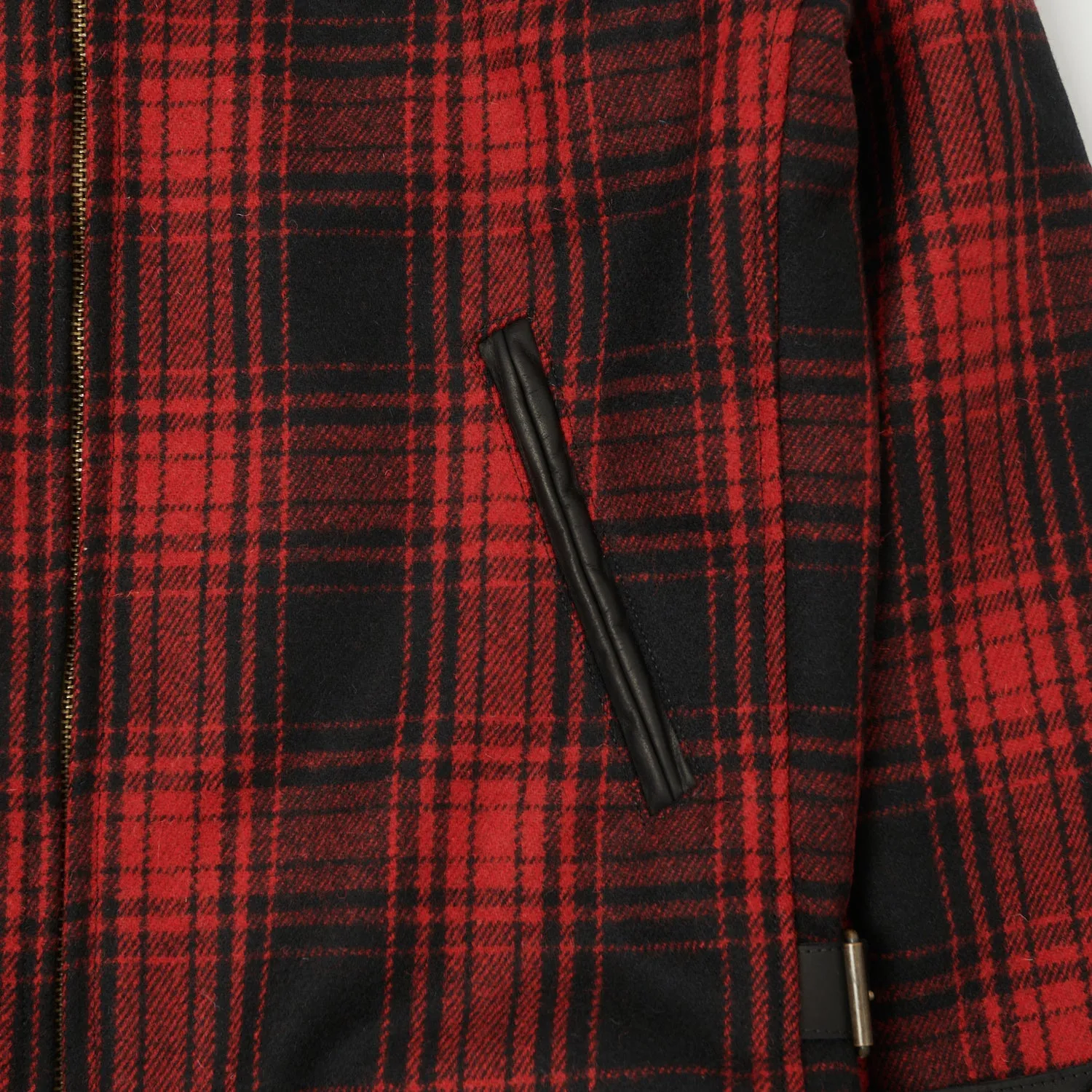 Shangri-La Heritage 'Varenne' Wool Jacket - Red Tartan