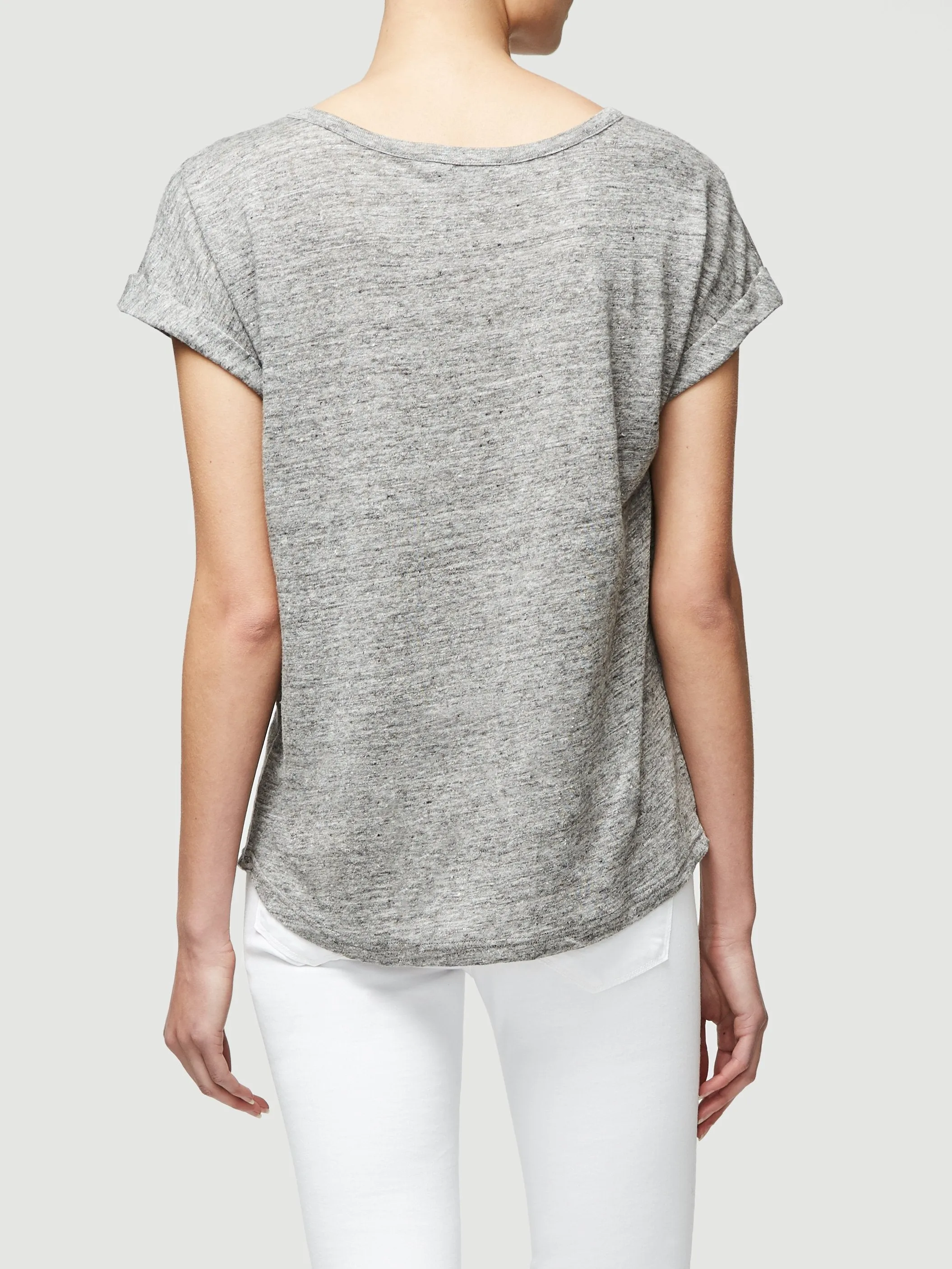 Slouchy U Tee -- Gris Heather