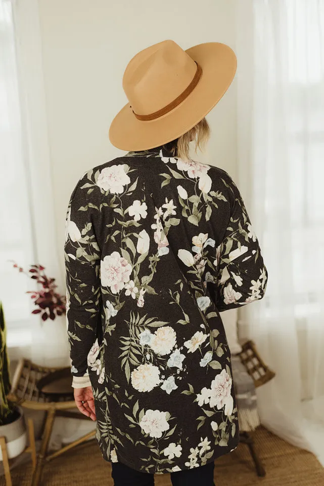 Soft Floral Cardigan