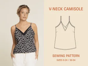 V-neck Camisole sewing pattern