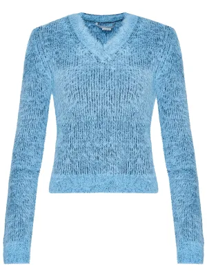 Wool Mix Fluffy Knit Jumper